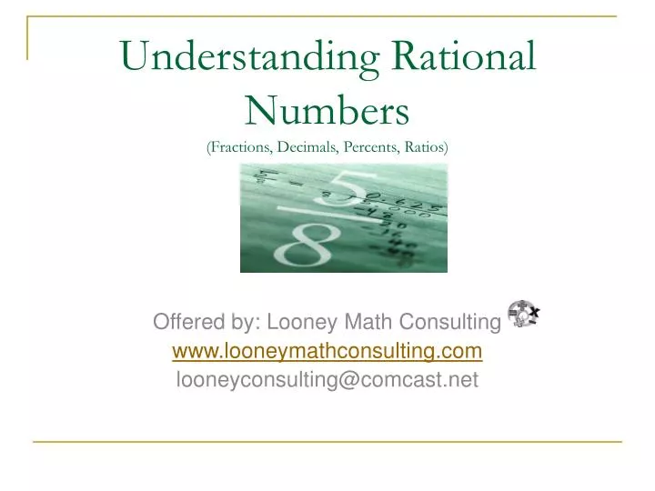 understanding rational numbers fractions decimals percents ratios