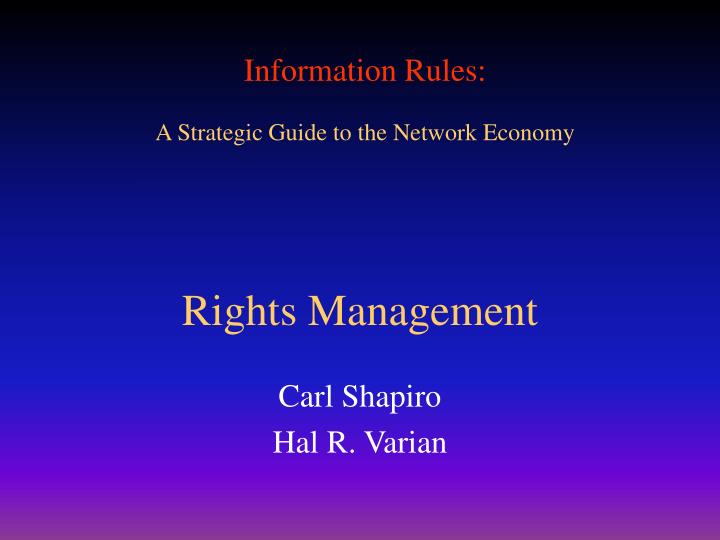 rights management