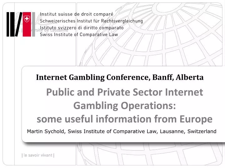 internet gambling conference banff alberta