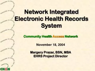 Network Integrated Electronic Health Records System