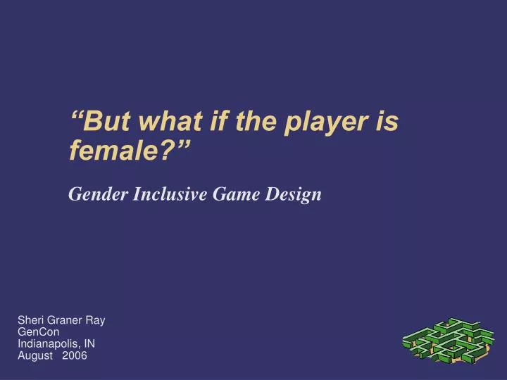 gender inclusive game design