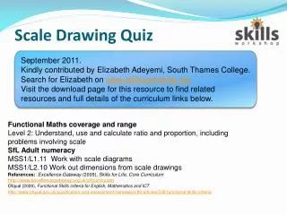 Scale Drawing Quiz