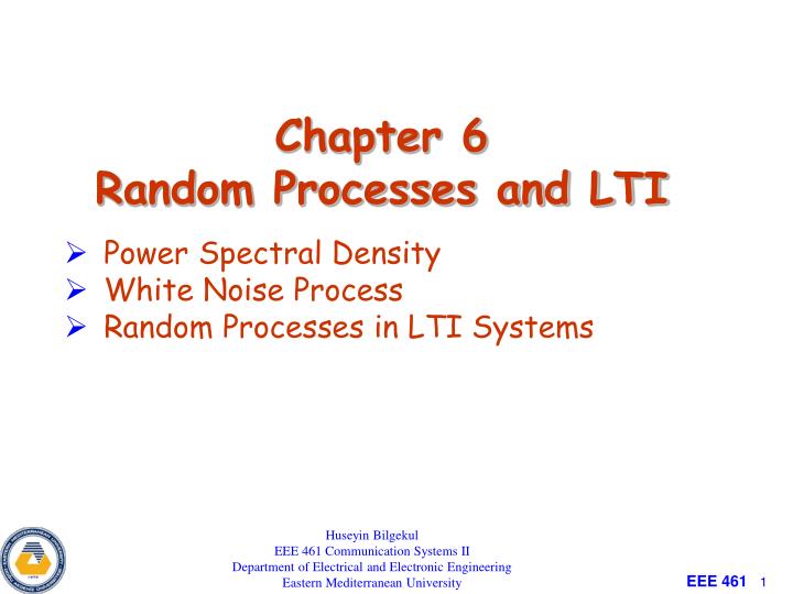 chapter 6 random processes and lti