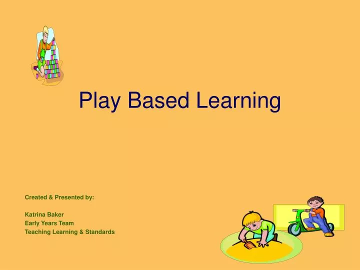 play based learning