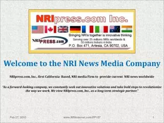 NRI press Inc.