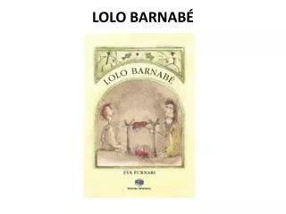 LOLO BARNABÉ