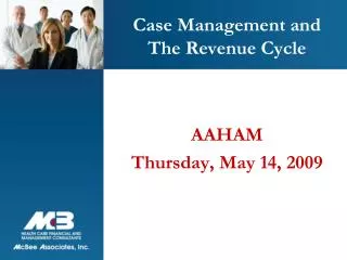 Case Management and The Revenue Cycle