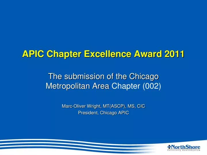 apic chapter excellence award 2011