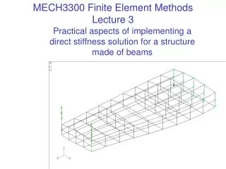 MECH3300 Finite Element Methods Lecture 3