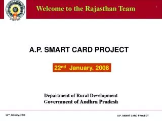 A.P. SMART CARD PROJECT