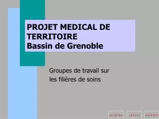 PROJET MEDICAL DE TERRITOIRE Bassin de Grenoble