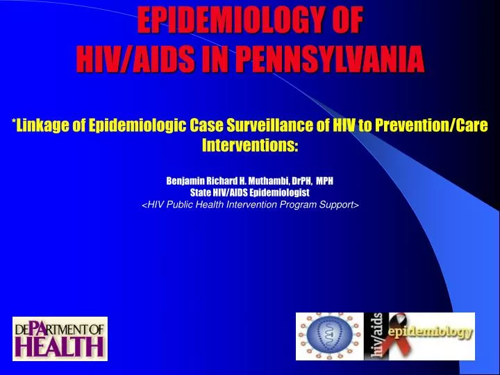 epidemiology of hiv aids in pennsylvania