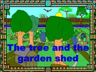 The tree and the garden shed