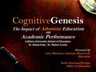 Cognitive Genesis