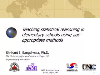Teaching statistical reasoning in elementary schools using age-appropriate methods