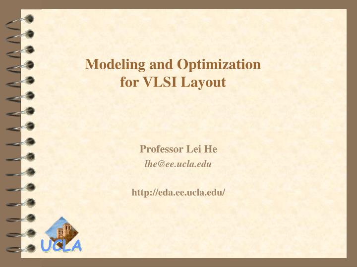 modeling and optimization for vlsi layout
