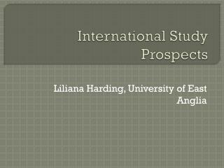 International Study Prospects