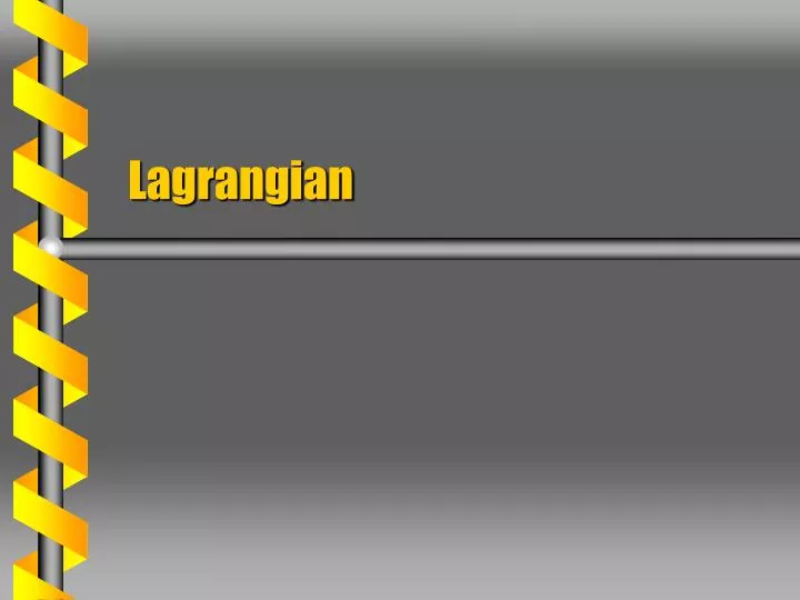 lagrangian