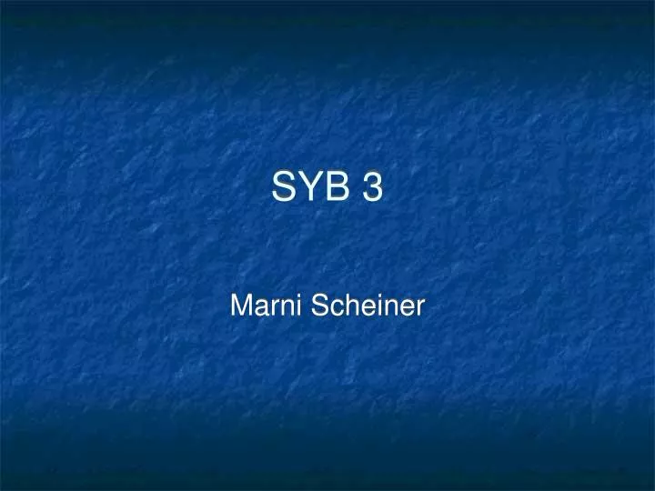 syb 3