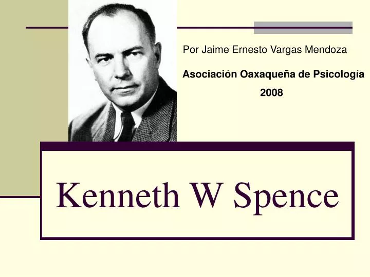 kenneth w spence