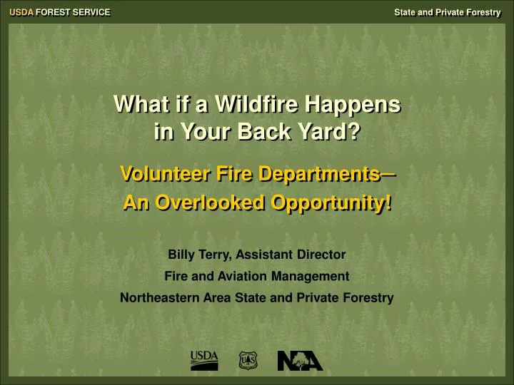 what if a wildfire happens in your back yard