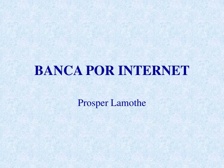 banca por internet