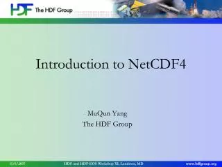 Introduction to NetCDF4