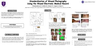 Standardization of Wound Photography Using the Wound Electronic Medical Record