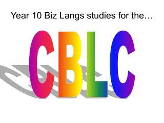 Year 10 Biz Langs studies for the…