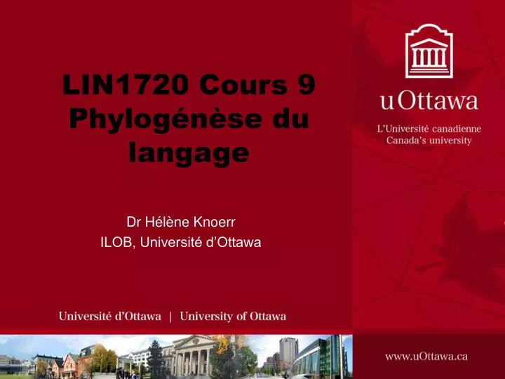 lin1720 cours 9 phylog n se du langage