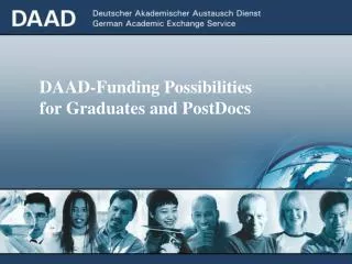 DAAD-Funding Possibilities for Graduates and PostDocs