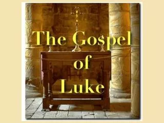 Injil Lukas Pendahuluan