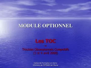 module optionnel