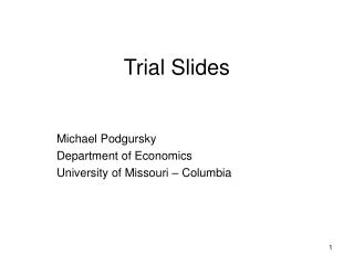 Trial Slides