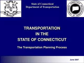 State of Connecticut Department of Transportation