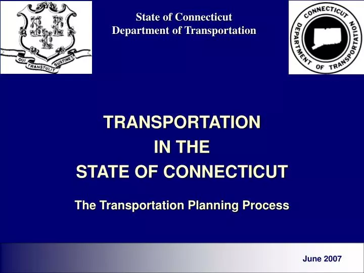 state of connecticut department of transportation