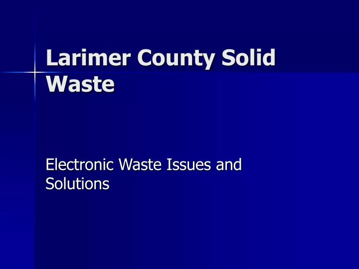 larimer county solid waste