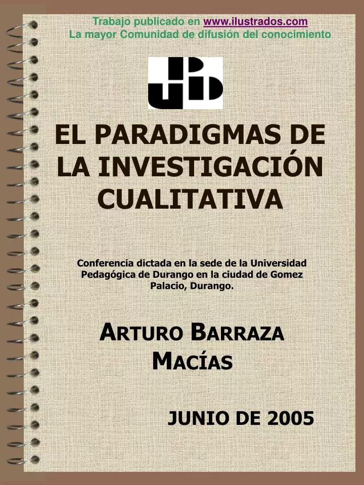 el paradigmas de la investigaci n cualitativa