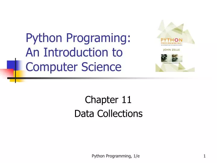 python programing an introduction to computer science