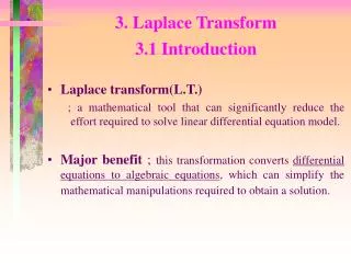 3. Laplace Transform