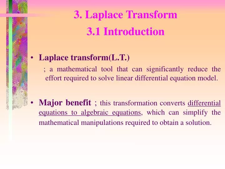 3 laplace transform