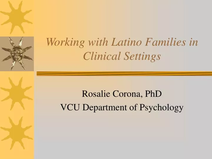 working with latino families in clinical settings