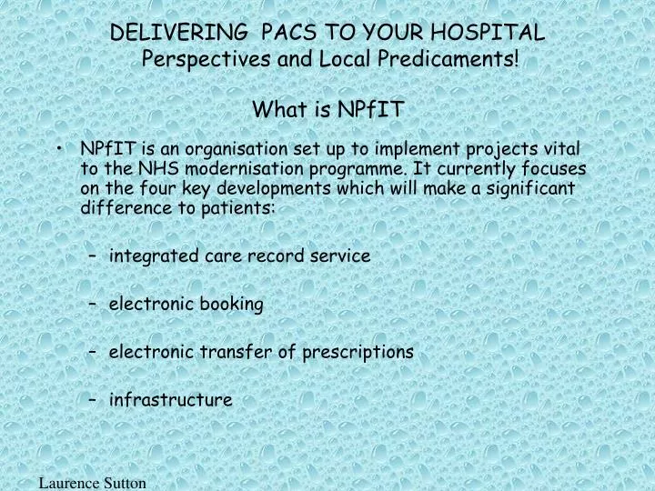 what is npfit