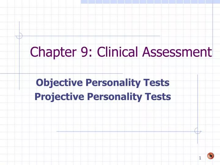 chapter 9 clinical assessment