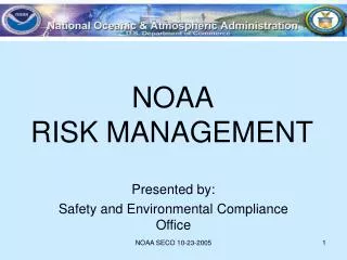 NOAA RISK MANAGEMENT