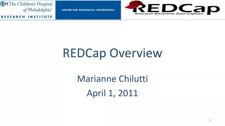 redcap overview