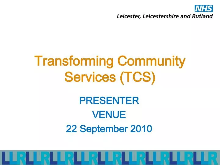 transforming community services tcs