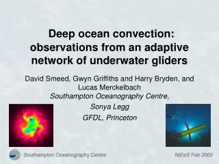 Deep ocean convection: observations from an adaptive network of underwater gliders