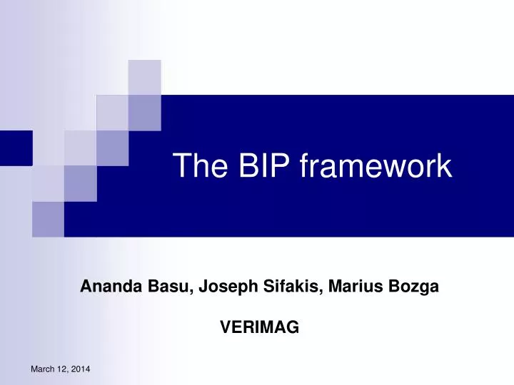 the bip framework