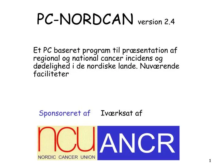 pc nordcan version 2 4